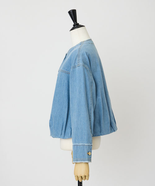 デニムブルゾン