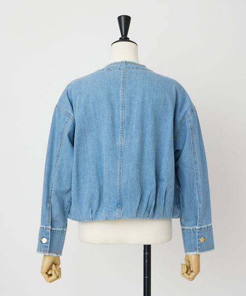 デニムブルゾン
