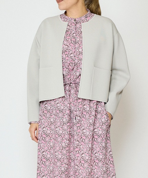 ミラノリブニットジャケット
