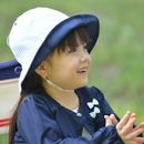 通気性を考えた蒸れないUVハット（ネッカチーフ付）　UVカット帽子