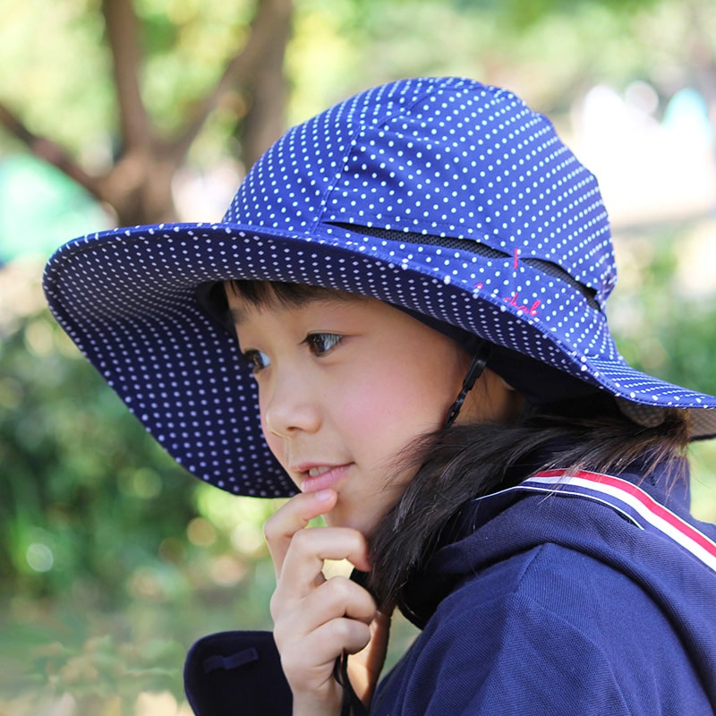 水陸両用 UVカットワイドビューハット　紫外線対策　子供用