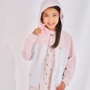 【お子様用　価値ある機能ウェア】　サンブロックＵＶメッシュパーカー　ピンク　紫外線対策＆熱中症対策ウェア