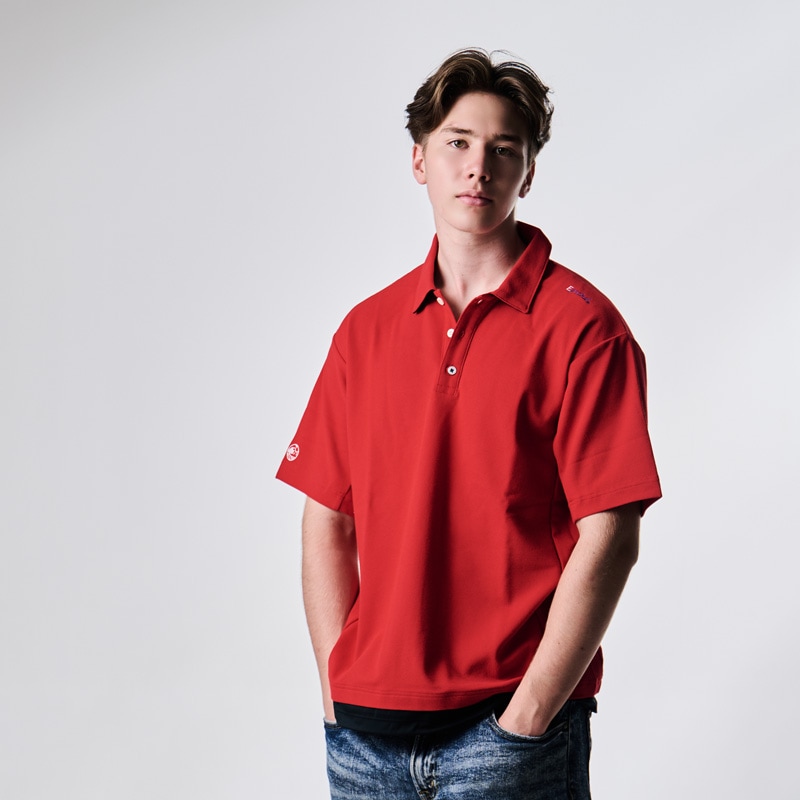 【ゴルフにもテニスにも、アウトドアにもおすすめ】クールUVポロシャツ　紫外線対策