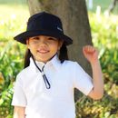 ３ＷＡＹＵＶカット帽子　ネイビー　【日本学校保健会推薦用品】