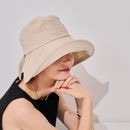 お品切れ　風に飛びにくい帽子をお探しの方におすすめ　UVカットジャストフィットハット　品の良いベージュ
