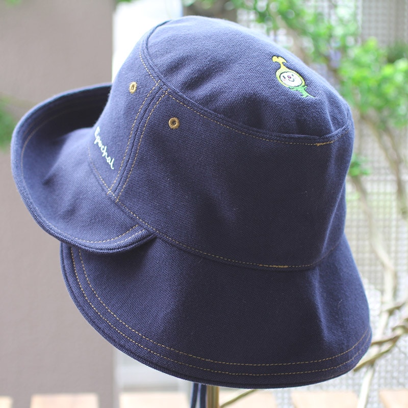 和光市オリジナルデザイン　３ＷＡＹＵＶカット帽子　わこうっち刺繍　