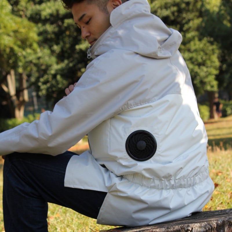 [EPOCHAL]エポカルファン付UV防護服 Adult-size UV protective clothing with fan for XP 完全遮蔽の