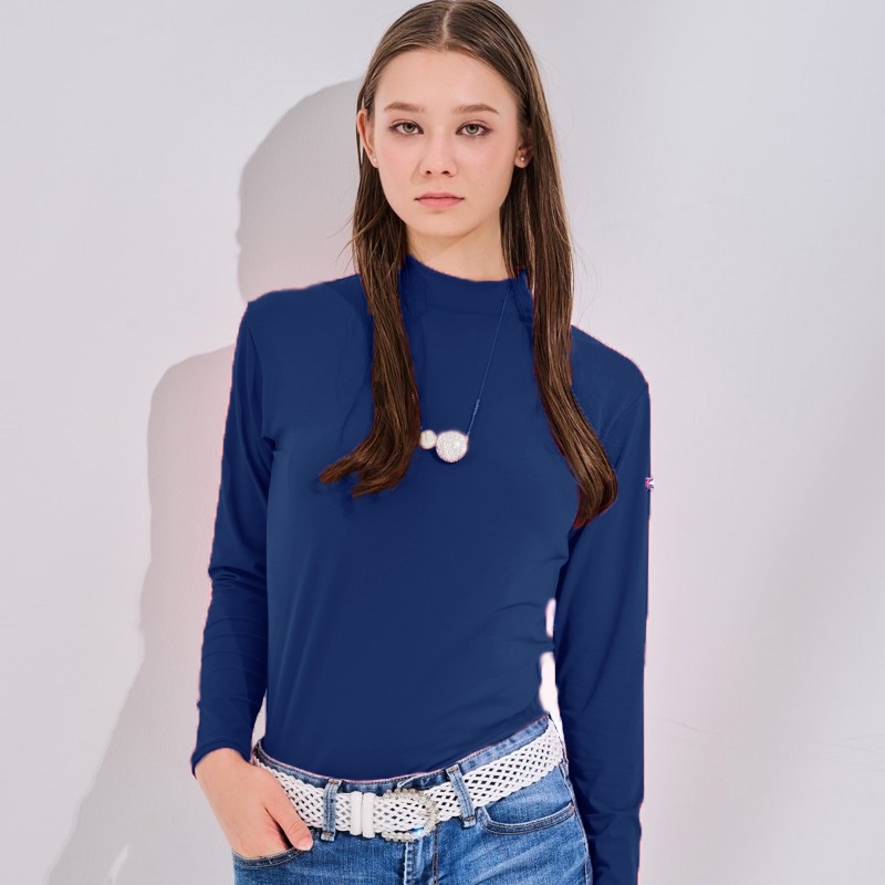 モックネックUVTシャツ　UVカット率99％　紫外線対策　エポカル