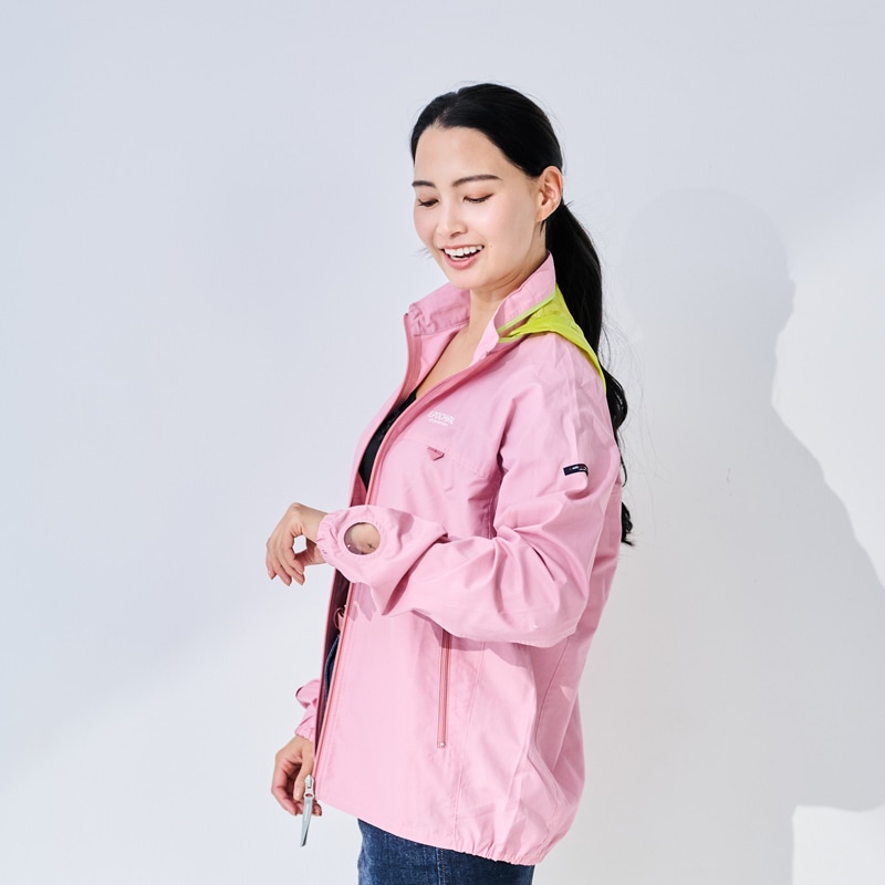 サン＆ウインドブレイクUVウエア　ピンク　紫外線対策用　エポカル