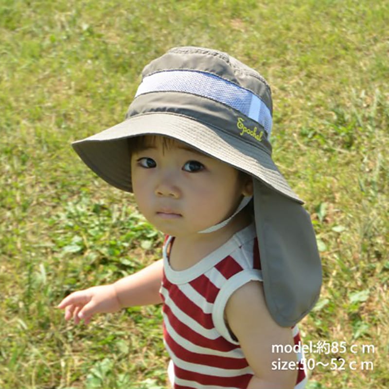 汗かきのお子様にもおすすめ　超軽量エアスルーＵＶハット　UVカット帽子　子供用