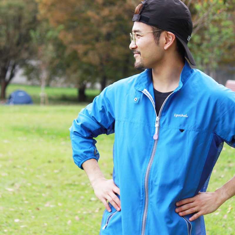 【究極のUV＆汗コントロールウェア】ブレッサブルメッシュUVパーカー　ブルー　エポカル