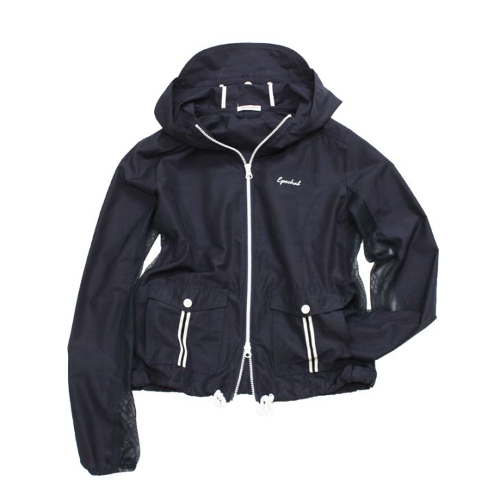 【メッシュ入り マリンスタイル UVケア ジャケット】メッシュＵＶマリンパーカー　ネイビー　エポカル　紫外線対策