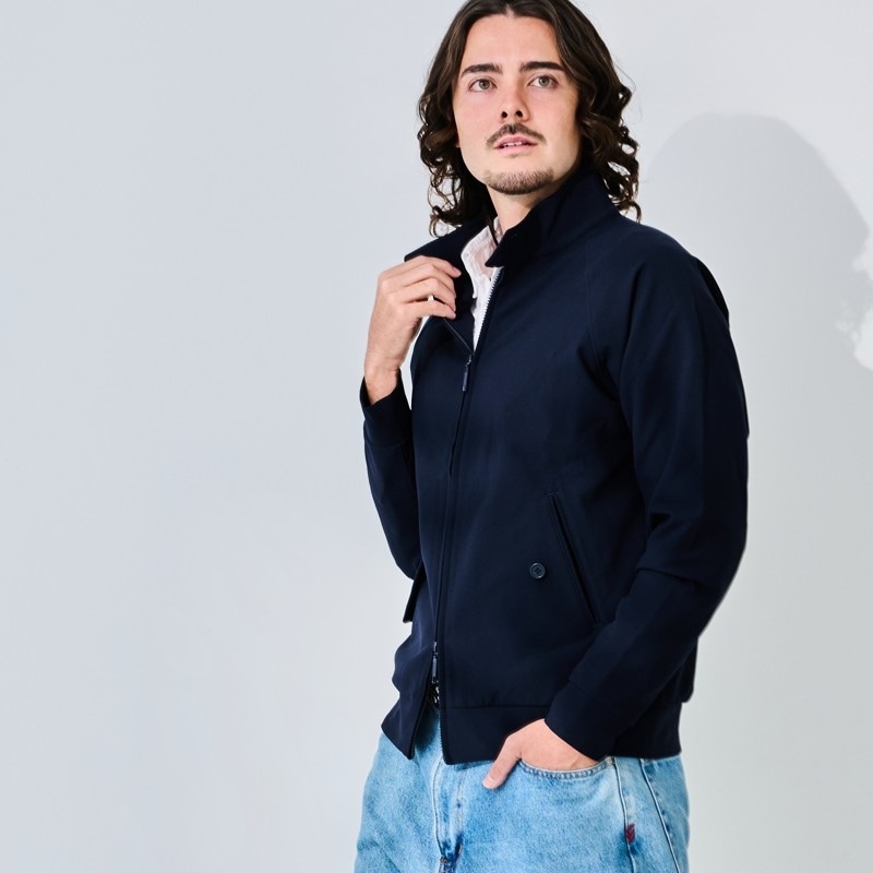 NEW　2026年4月予定　EPOCHTEXメンズブルゾン　ネイビー　紫外線対策　メンズアウター