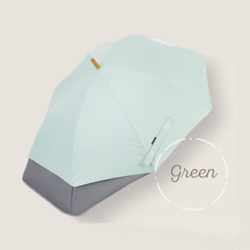 キッズトランスフォーム　子供用晴雨兼用傘　53ｃｍ　UVカット・遮光・遮熱　グリーン