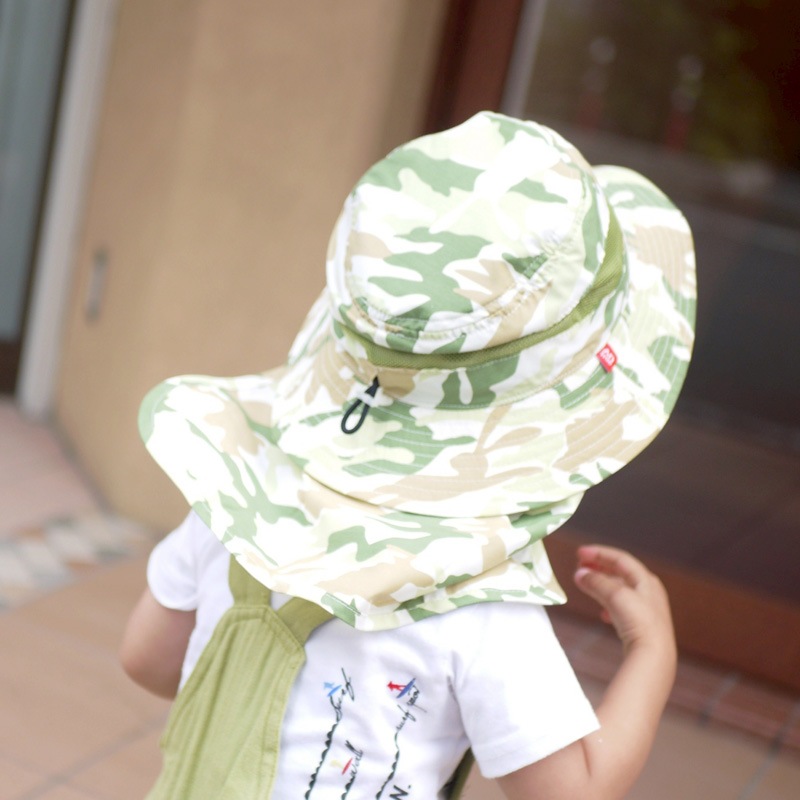汗かきのお子様にもおすすめ　超軽量エアスルーＵＶハット　UVカット帽子　子供用