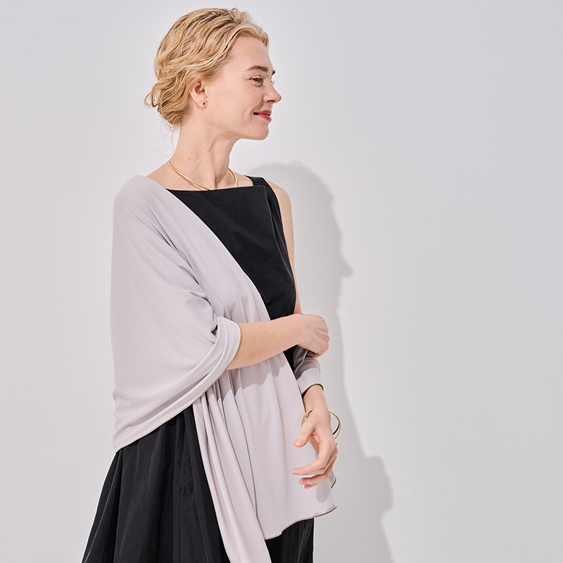 UV冷感ロングストール Trubeaute(R)(トゥルーボーテ) 近赤外線カット