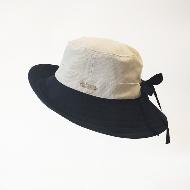 ご予約製品 バイカラーノーブルハット(EPOCHTEX) グレー×ネイビー