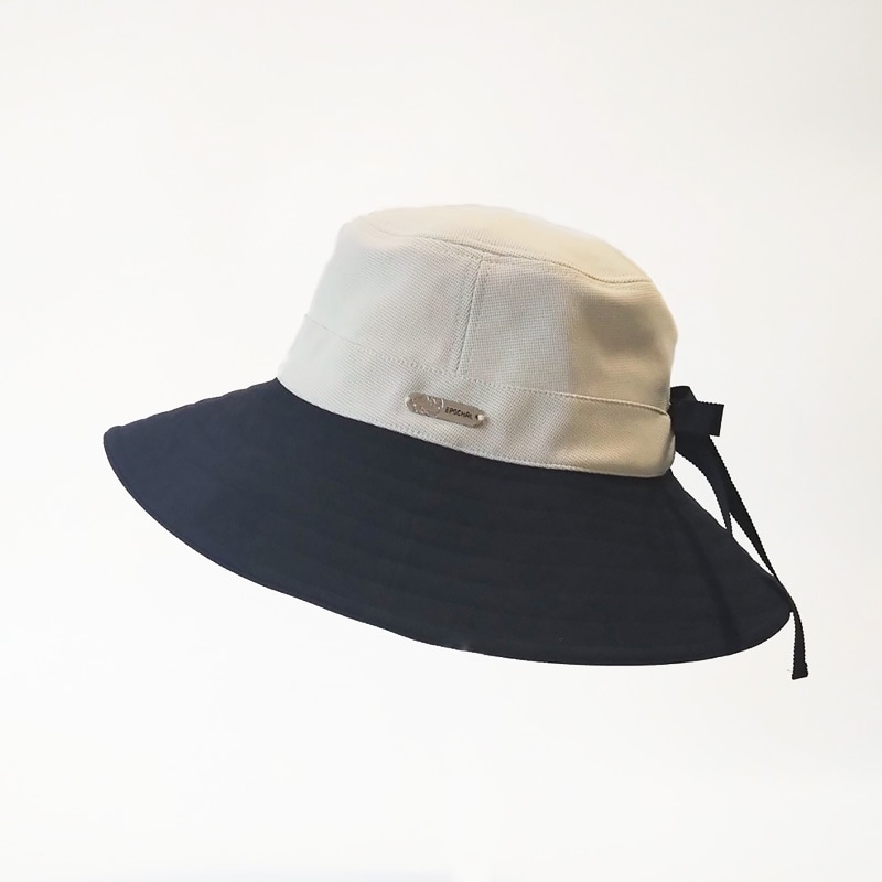 ご予約製品 バイカラーノーブルハット(EPOCHTEX) グレー×ネイビー