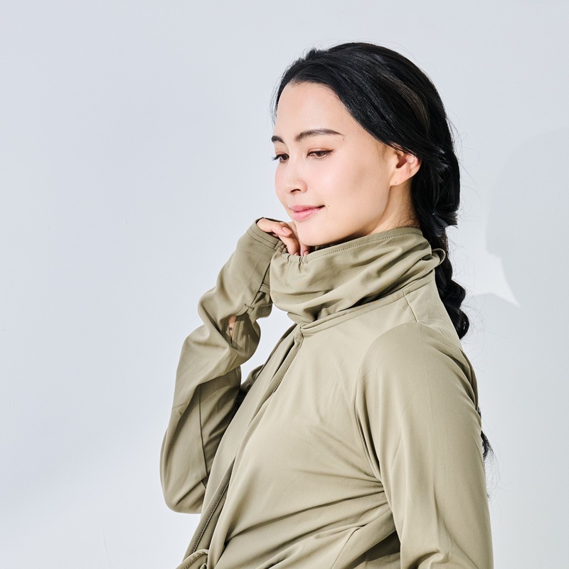 MIDAS メンズ カーディガン MIDAS フード付きアシンメトリーロング