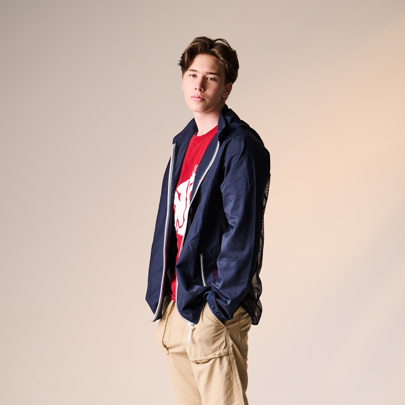 【究極のUV＆汗コントロールウェア】ブレッサブルメッシュUVパーカー　ネイビー　エポカル