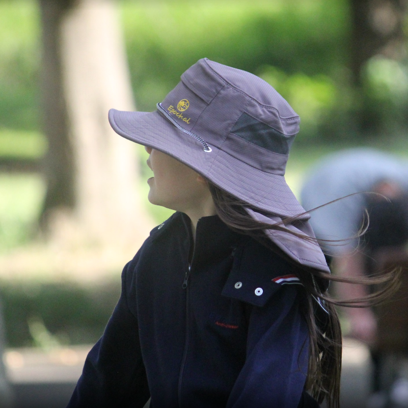 保冷剤が入れられるメッシュハット (打水効果の特殊素材) 子供用