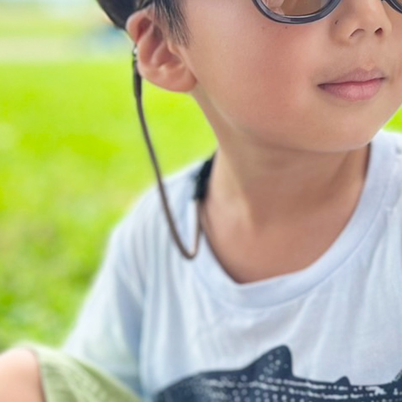 キッズ用サングラス　solasido（ソラシド）  クリアブラウン　日本製　眼の紫外線対策