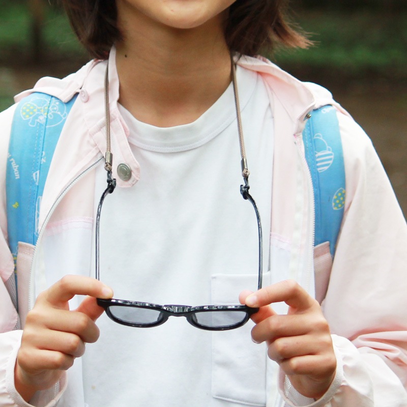 キッズ用サングラス　solasido（ソラシド）  クリアブラウン　日本製　眼の紫外線対策