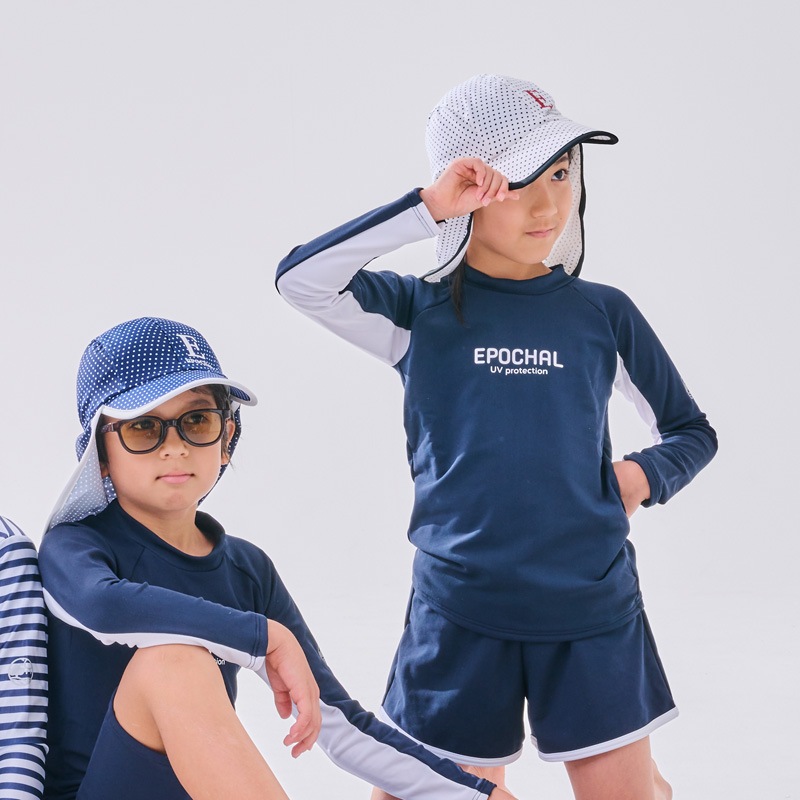 【海や川で大活躍！】　UVカット水陸両用フラップ帽子　子供～小さめレディース　紫外線対策