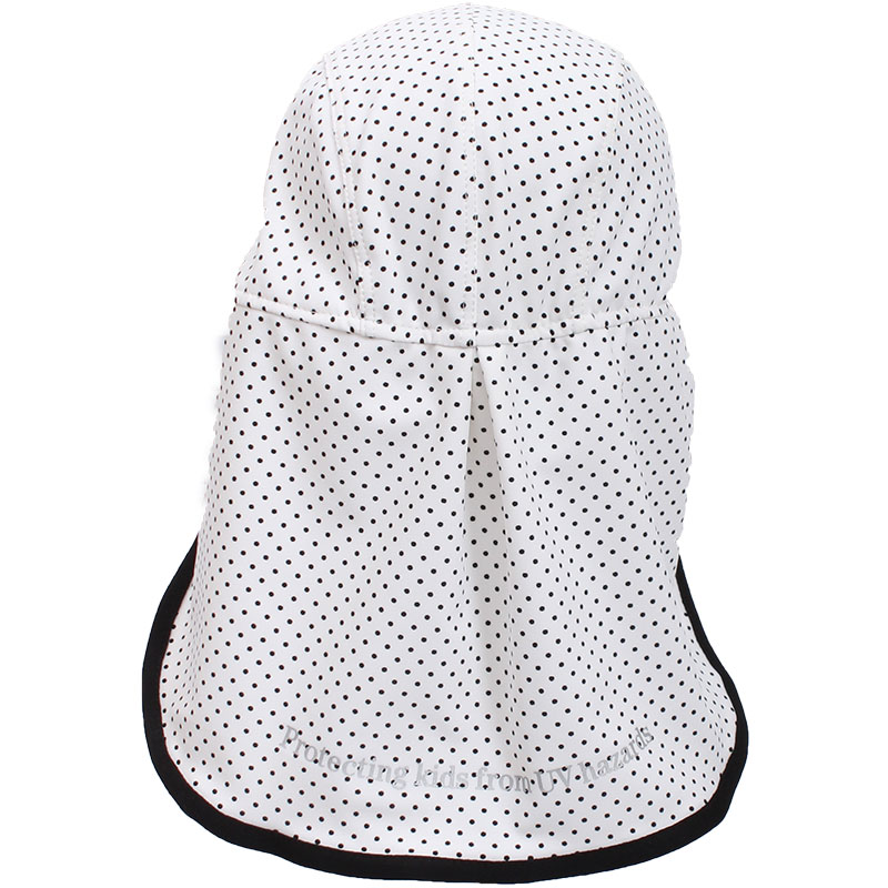 【海や川で大活躍！】　UVカット水陸両用フラップ帽子　子供～小さめレディース　紫外線対策