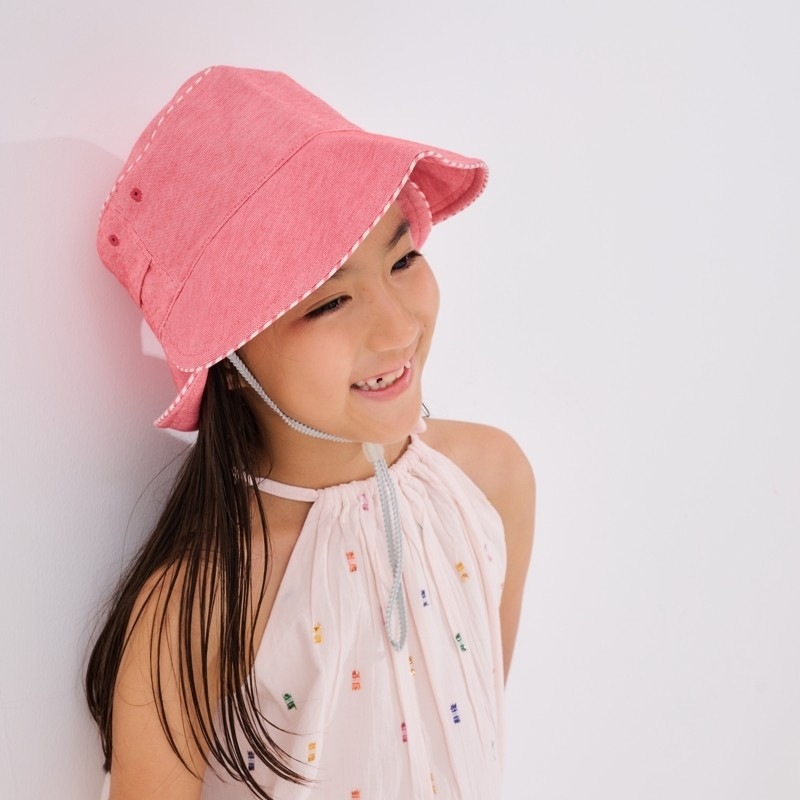 残り僅か！【夏こそ3WAY！】　メッシュタイプ／３ＷＡＹＵＶカット帽子　ピンク・レッド　　紫外線対策
