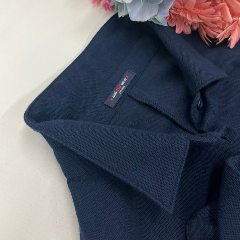 【完売】 UVカットパーフェクトポロシャツワンピース UVカット率99%以上(世界最高水準)