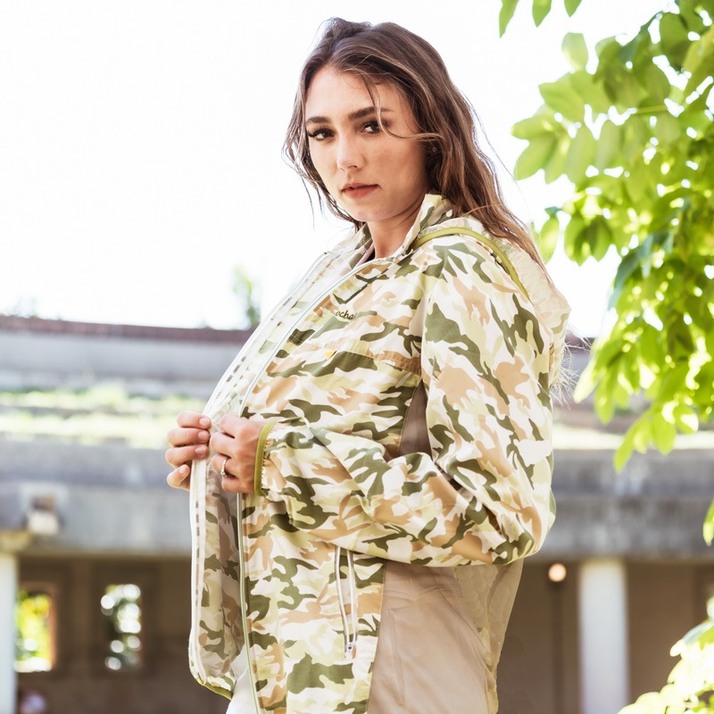 【究極のUV＆汗コントロールウェア】　ブレッサブルメッシュUVパーカー　カモフラグリーン　エポカル