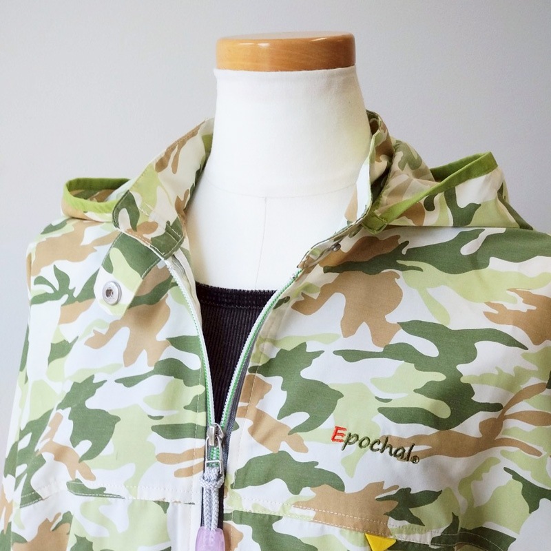 【究極のUV＆汗コントロールウェア】　ブレッサブルメッシュUVパーカー　カモフラグリーン　エポカル