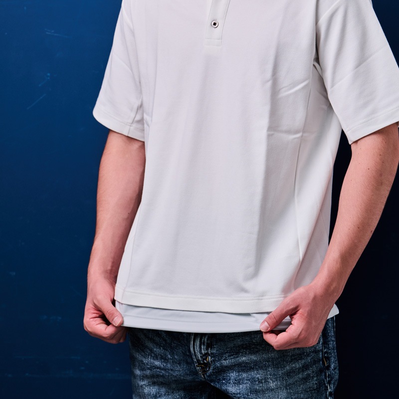 【ゴルフにもテニスにも、アウトドアにもおすすめ】クールUVポロシャツ 紫外線対策