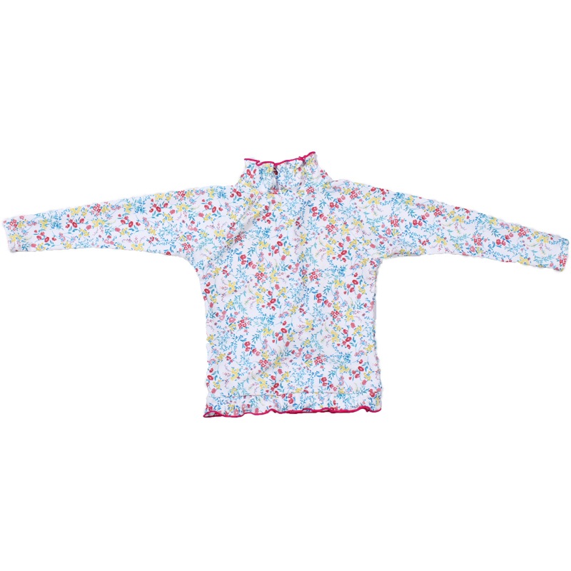 オリジナルヨーロピアンデザイン! 花柄ガールズスイムセット 120cm