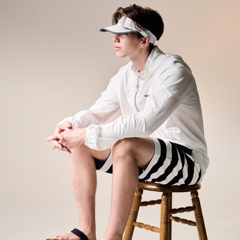 【究極のUV＆汗コントロールウェア】　ブレッサブルメッシュUVパーカー　ホワイト　エポカル