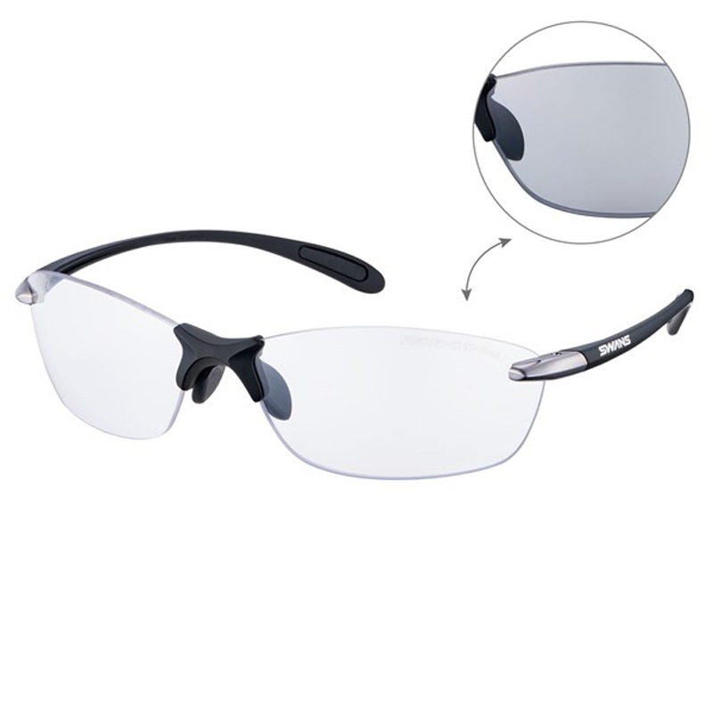 大人用UVカットサングラス　Airless-Leaf fit　調光レンズ　日本製SWANS　眼の紫外線対策