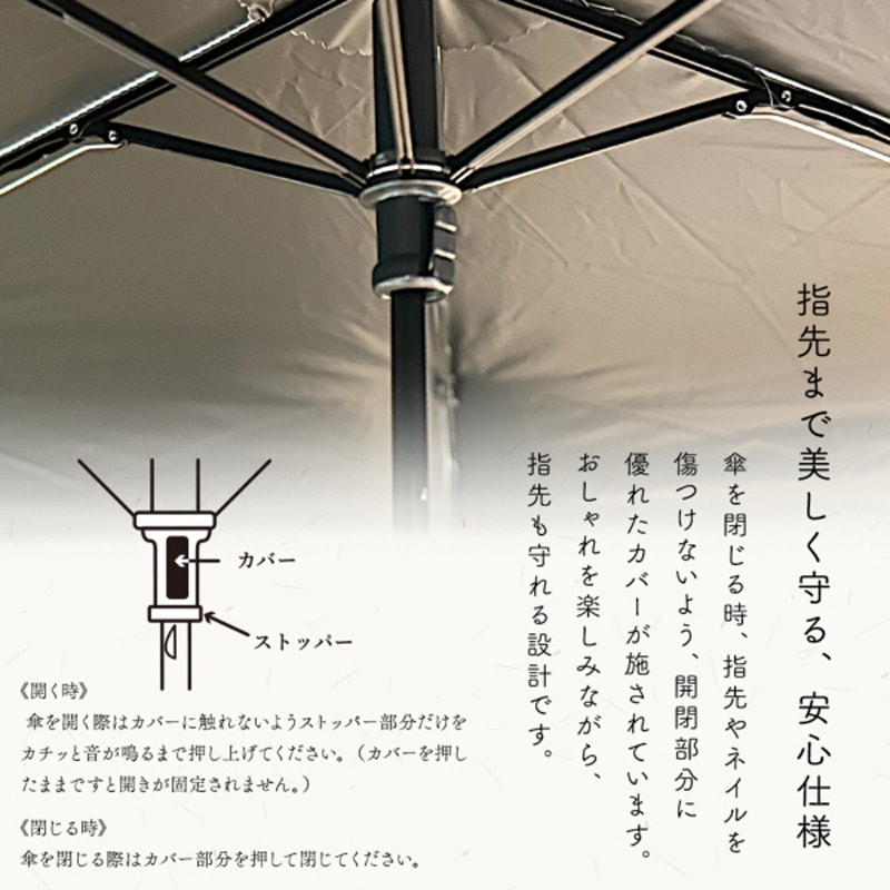 晴雨兼用日傘2段ミニ折りたたみ傘 ピンポンマム(青藍/せいらん) 50cm 遮熱・遮光
