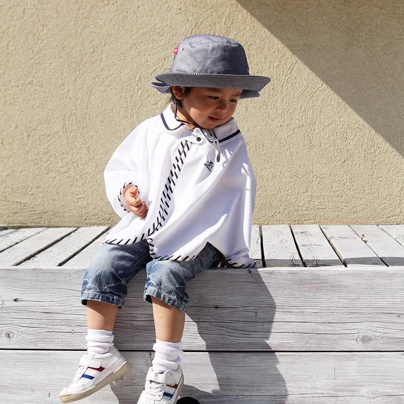 【子供のための夏用のUVカット帽子】　３ＷＡＹＵＶカット帽子サマー！　紫外線対策