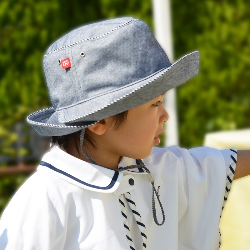 【子供のための夏用のUVカット帽子】　３ＷＡＹＵＶカット帽子サマー！　紫外線対策
