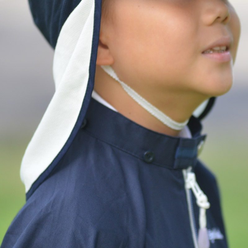 UVカット帽子　蚊よけ(カヤリヒノキ）フラップ帽子　エポカル　紫外線対策