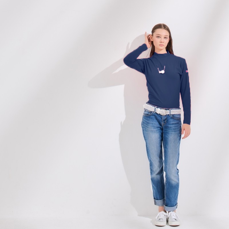 モックネックUVTシャツ UVカット率99% 紫外線対策 エポカル