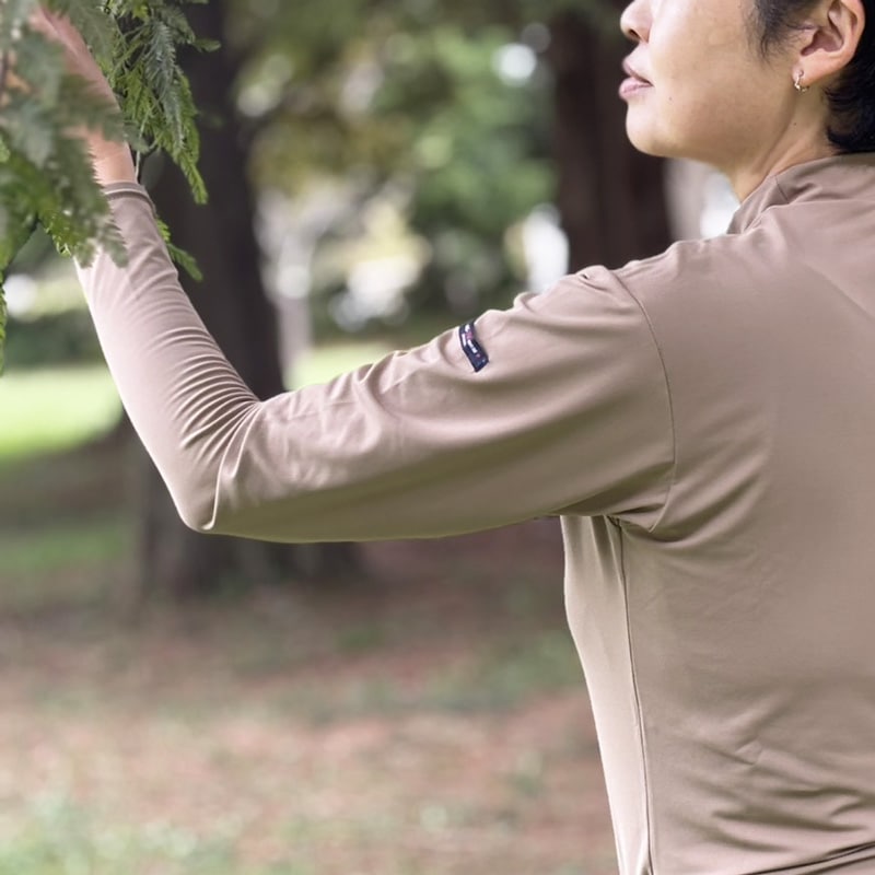 ご予約製品 モックネックUVTシャツ UVカット率99% 紫外線対策 エポカル