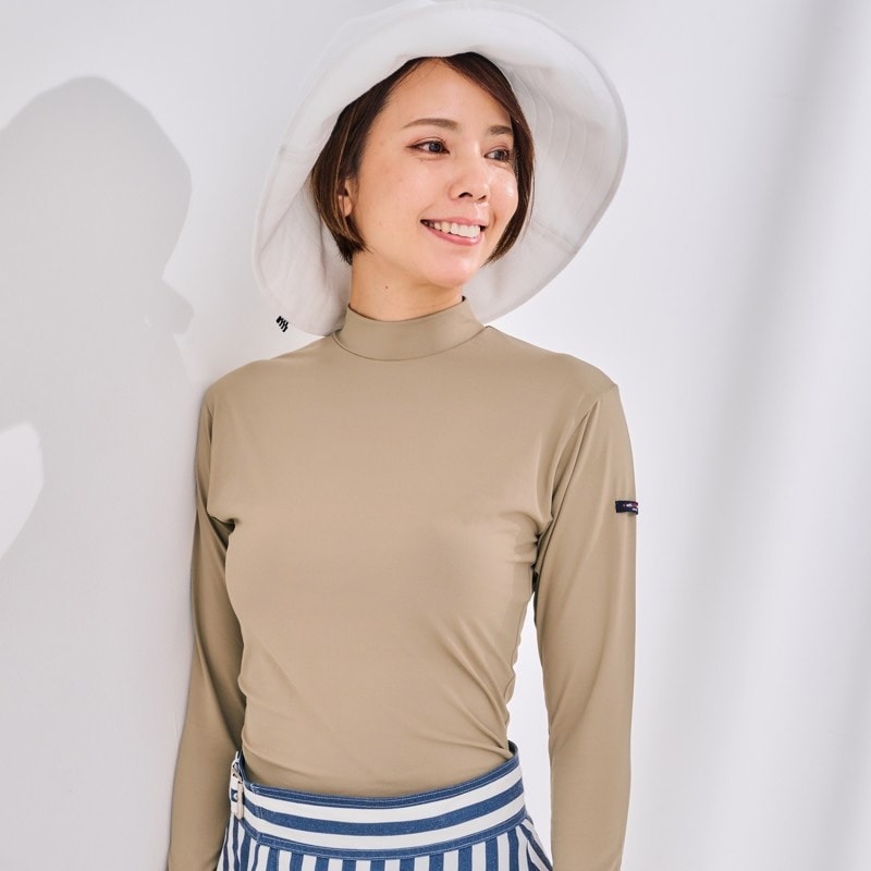 ご予約製品 モックネックUVTシャツ UVカット率99% 紫外線対策 エポカル