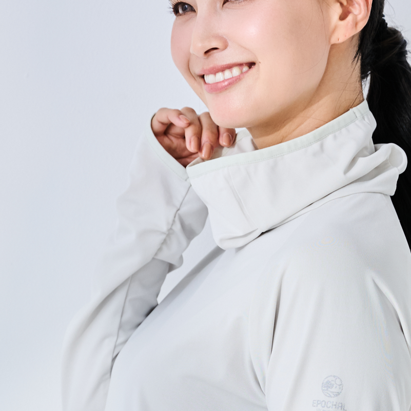 ご予約販売　UV＆NIRカット超ハイネックテックウエア　紫外線対策　エポカル