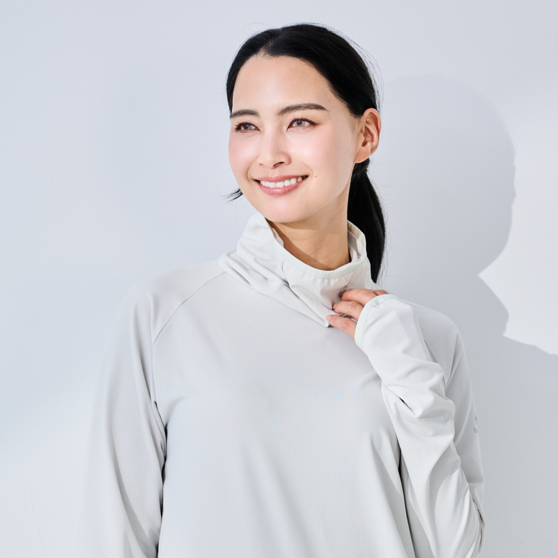 ご予約販売　UV＆NIRカット超ハイネックテックウエア　紫外線対策　エポカル