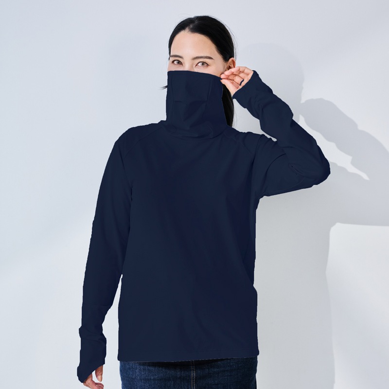 ご予約販売　UV＆NIRカット超ハイネックテックウエア　紫外線対策　エポカル