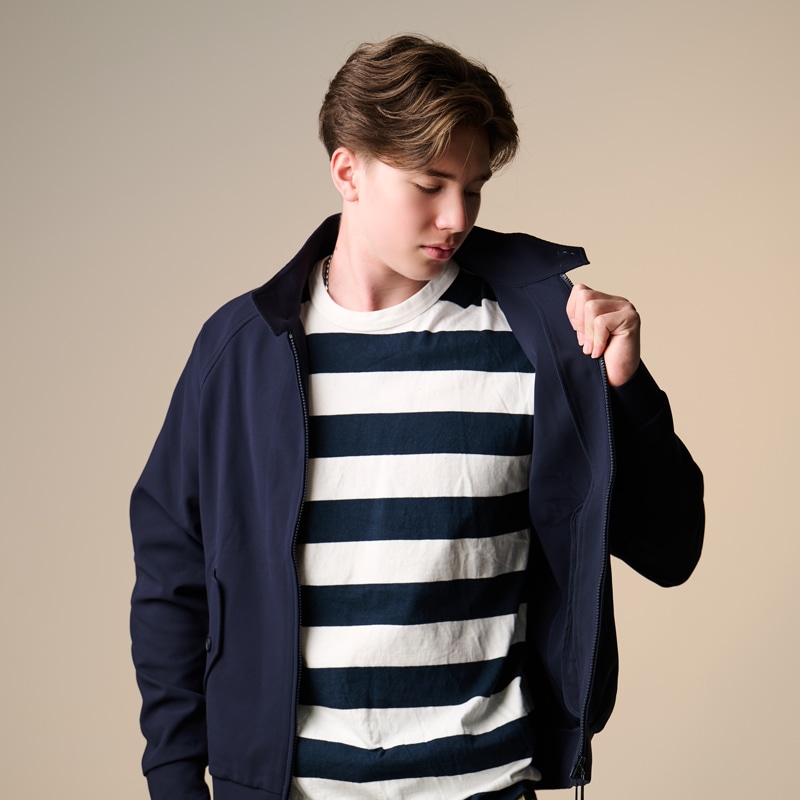 NEW　2026年4月予定　EPOCHTEXメンズブルゾン　ネイビー　紫外線対策　メンズアウター