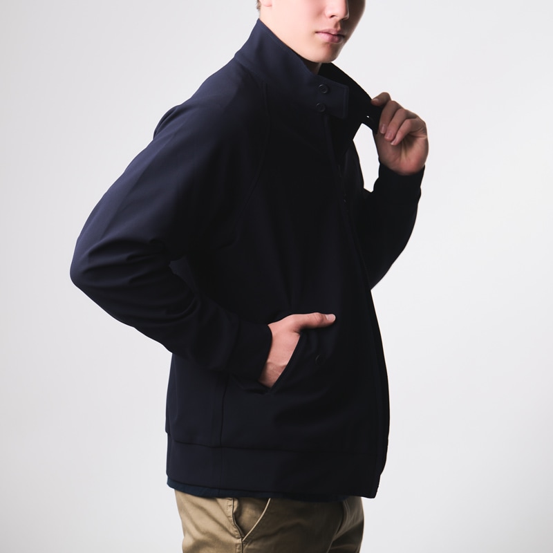 NEW　2026年4月予定　EPOCHTEXメンズブルゾン　ネイビー　紫外線対策　メンズアウター