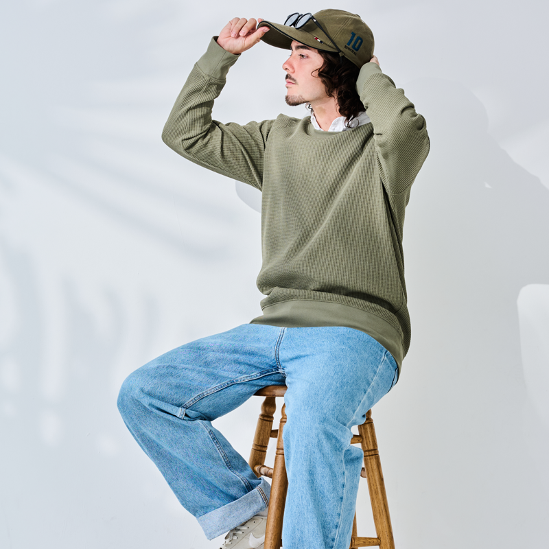 UVカットワッフルTシャツ 紫外線対策 エポカル
